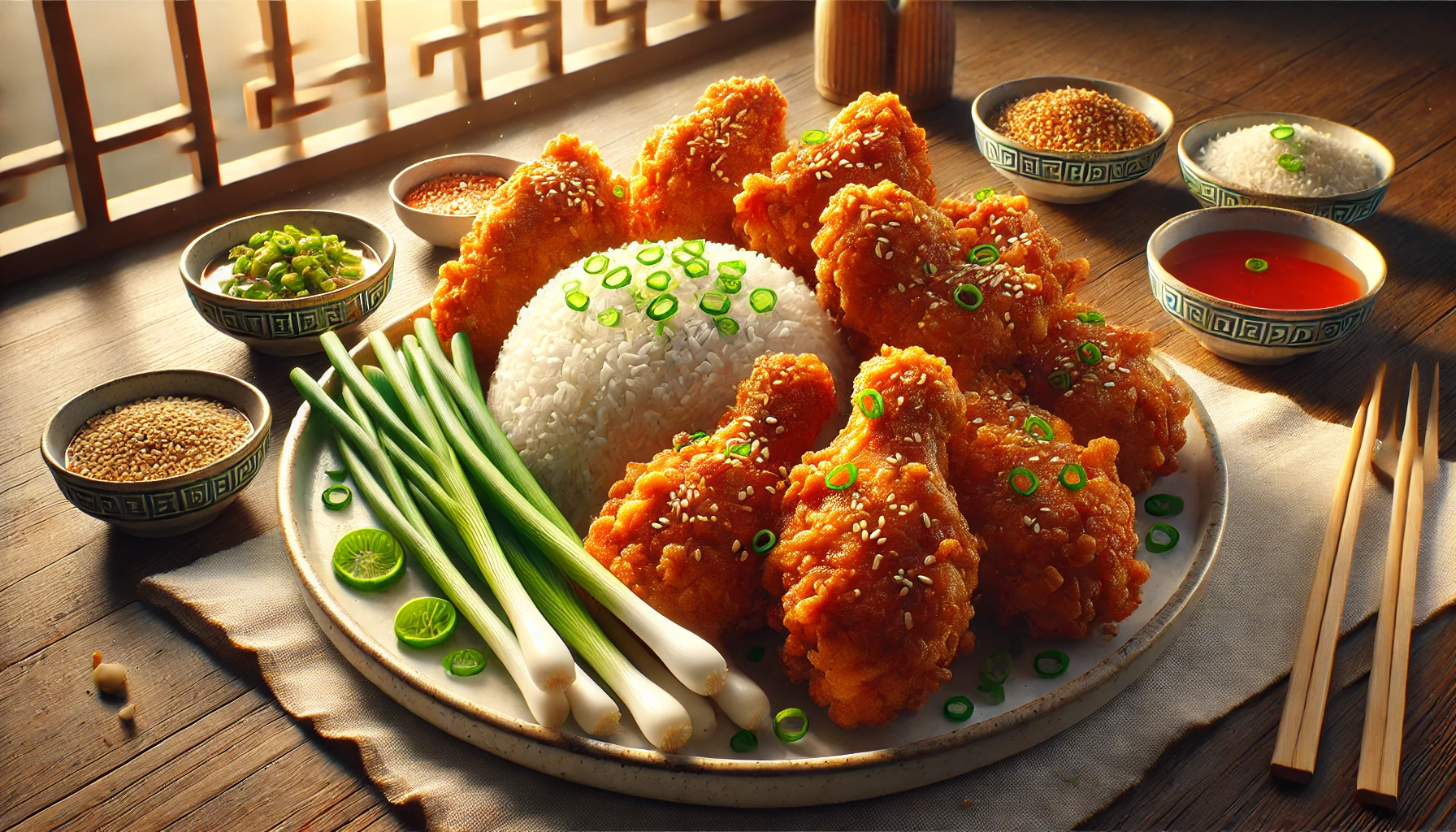 Dybstegt Kylling i Kinesisk Stil